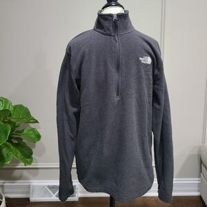 The North Face textured fleece men's pullover size M 1/4zip